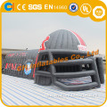 Factory price inflatable tent , inflatable helmet tent , inflatable helmet tunnel , black helmet football tunnel games